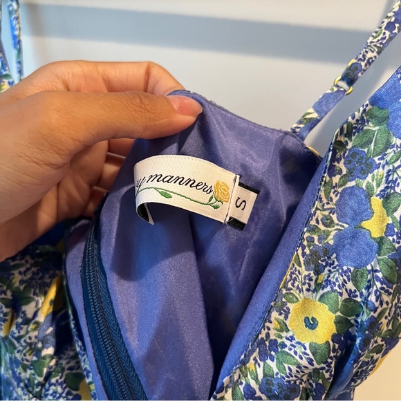 Heavy Manners Forget Me Not Silk Bodysuit - Picture 2 of 9